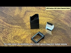 Czarny moduł odcisków palców