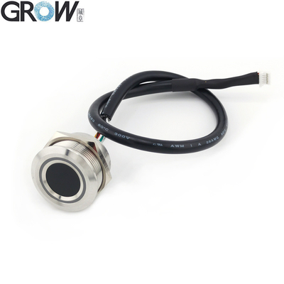 GROW R503PRO UART USB 1500 Pojemność okrągła RGB LED sterowanie DC3.3V pojemnościowy moduł odcisku palca czujnik