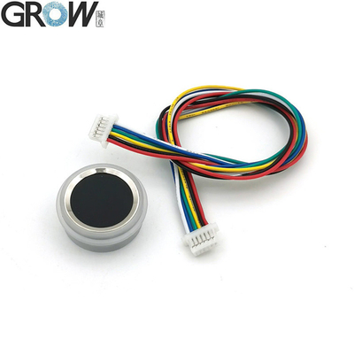 Grow R502-F IP65 wodoodporny mały DC3.3V RGB LED średnica 21.5mm SH1.0-6pin pojemnościowy okrągły moduł odcisków palców