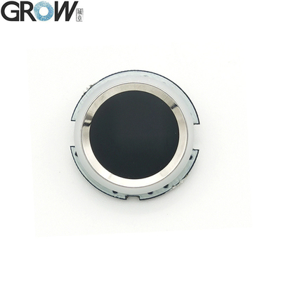 Wzrost R502-A RGB Kontrola LED Mały cienki okrągły DC3.3V SH1.0-6PIN Pojemnościowy skaner modułu odcisków palców