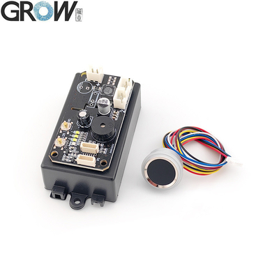 GROW KS220-S+502-F Płytka kontroli dostępu z czytnikiem linii papilarnych, dwa przekaźniki, DC12V, z trybem samozatrzaskowym/zapłonem/jog, z funkcją administratora/użytkownika