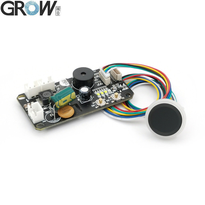 GROW KS220-L+R558-S DC30-75V Płytka kontrolna z czytnikiem linii papilarnych 2 przekaźniki Funkcja administratora/użytkownika Tryb samoblokujący/impulsowy/zapłon