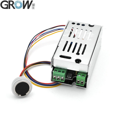 GROW K215-V1.3+R502-F Samozaciskowe Wyjście Przekaźnikowe DC10-30V Płytka Kontroli Odcisków Palców+R502-F Wodoodporny Mały Moduł Odcisków Palców