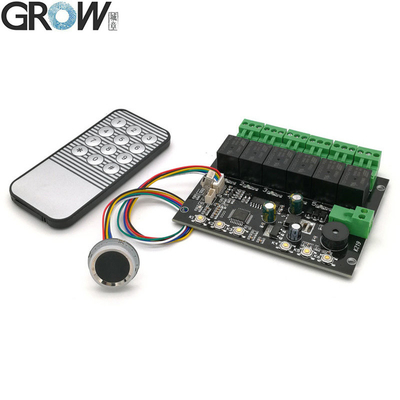 GROW K219-A+R502-A DC12V 6 przekaźników, zdalne sterowanie na podczerwień, programowalny przekaźnik czasowy, odcisk palca