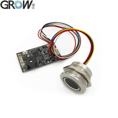 GROW KS200+R503 4*AA Akumulator lub DC3.7V-6.5V Wskaźnik pierścienia Światło Kontrola dostępu do drzwi Pojemnościowa tablica sterowania dostępem odcisków palców