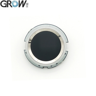 Wzrost R502-A RGB Kontrola LED Mały cienki okrągły DC3.3V SH1.0-6PIN Pojemnościowy skaner modułu odcisków palców